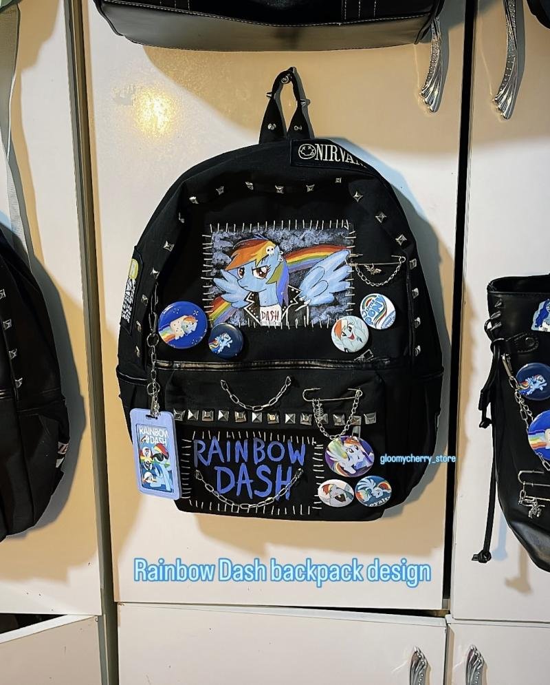 Rainbow dash backpack